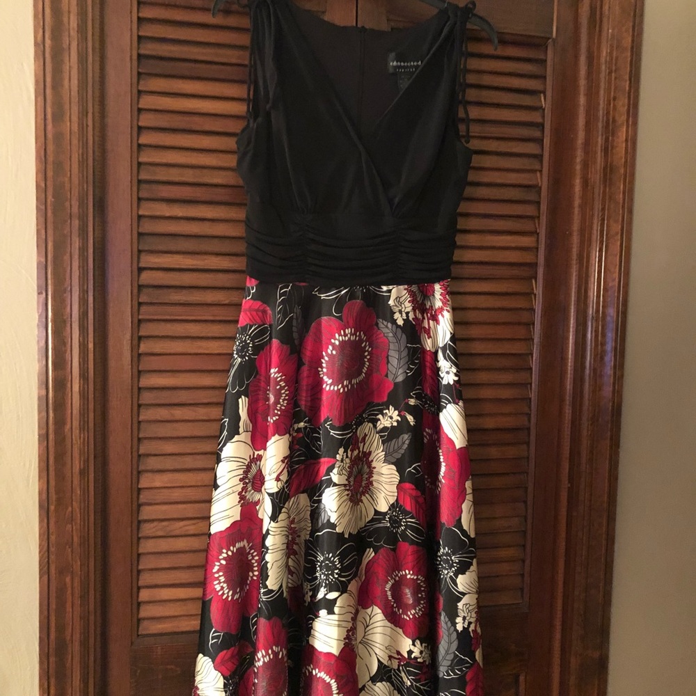 Connected Apparel Mid Length Dress